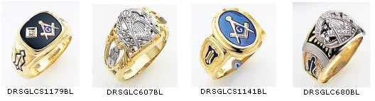 Masonic Blue Lodge Rings