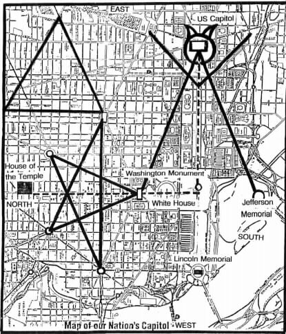 freemasonry map of washington secrets